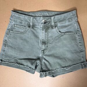 American Eagle Outfitters Olive Jean Shorts